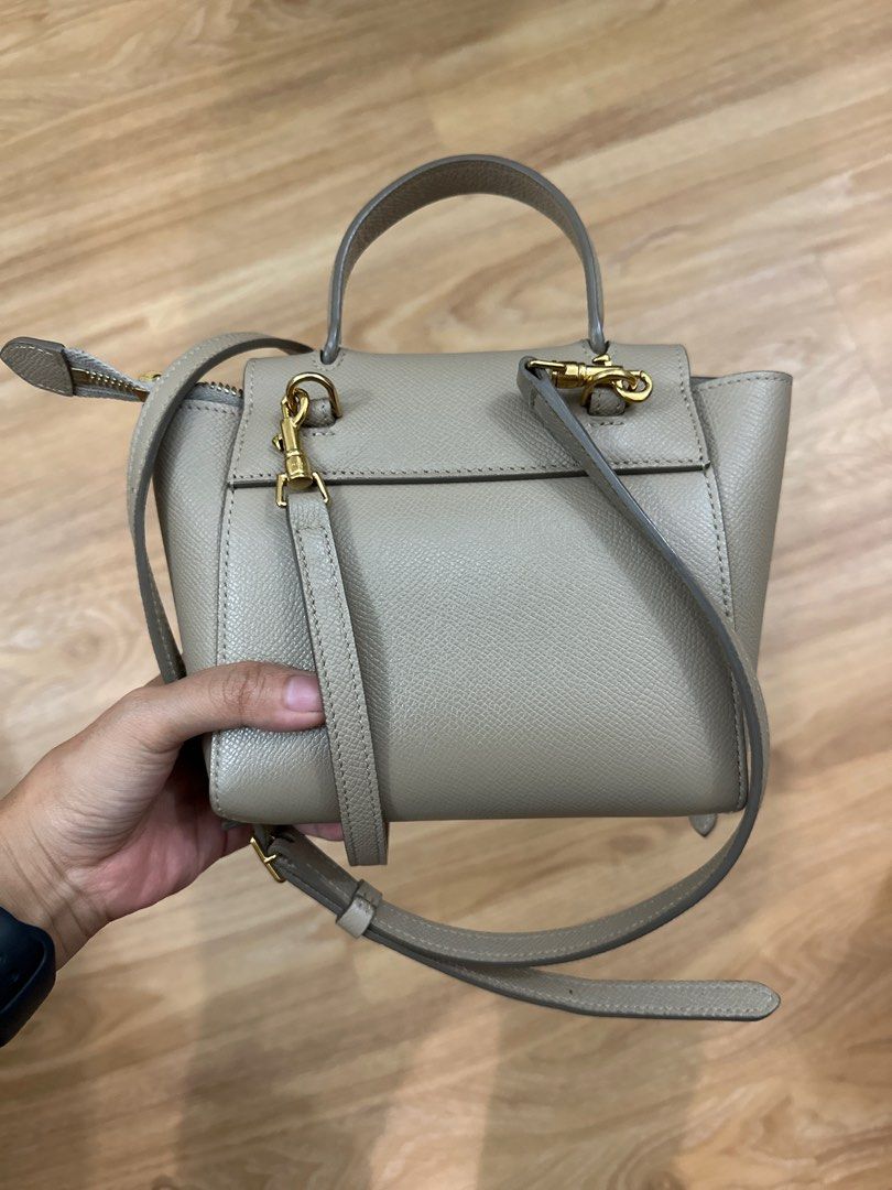 Belt - Taupe - Leather - Light - Pico - Винтажная сумка в стиле jacquemus  old celine jil sander - Bag - CELINE - ep_vintage luxury Store - 194263 –  