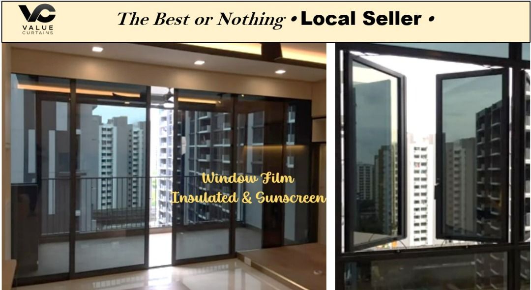 Pre-Order Customized Window Film UV Sunscreen Tinted Privacy Window Film Different Shades to choose! (Min 100SF include Installation!)628630768430091118