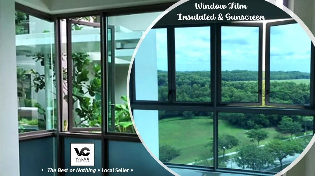 Pre-Order Customized Window Film UV Sunscreen Tinted Privacy Window Film Different Shades to choose! (Min 100SF include Installation!)62863076843009111