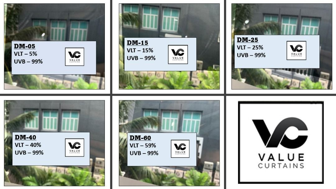 Pre-Order Customized Window Film UV Sunscreen Tinted Privacy Window Film Different Shades to choose! (Min 100SF include Installation!)62863076843009112