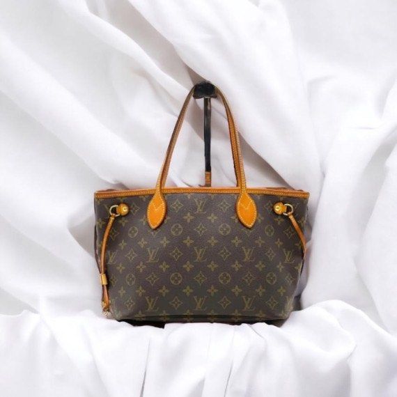 Pre-order] LV Monogram Neverfull PM Size (Brown / Gold), Luxury