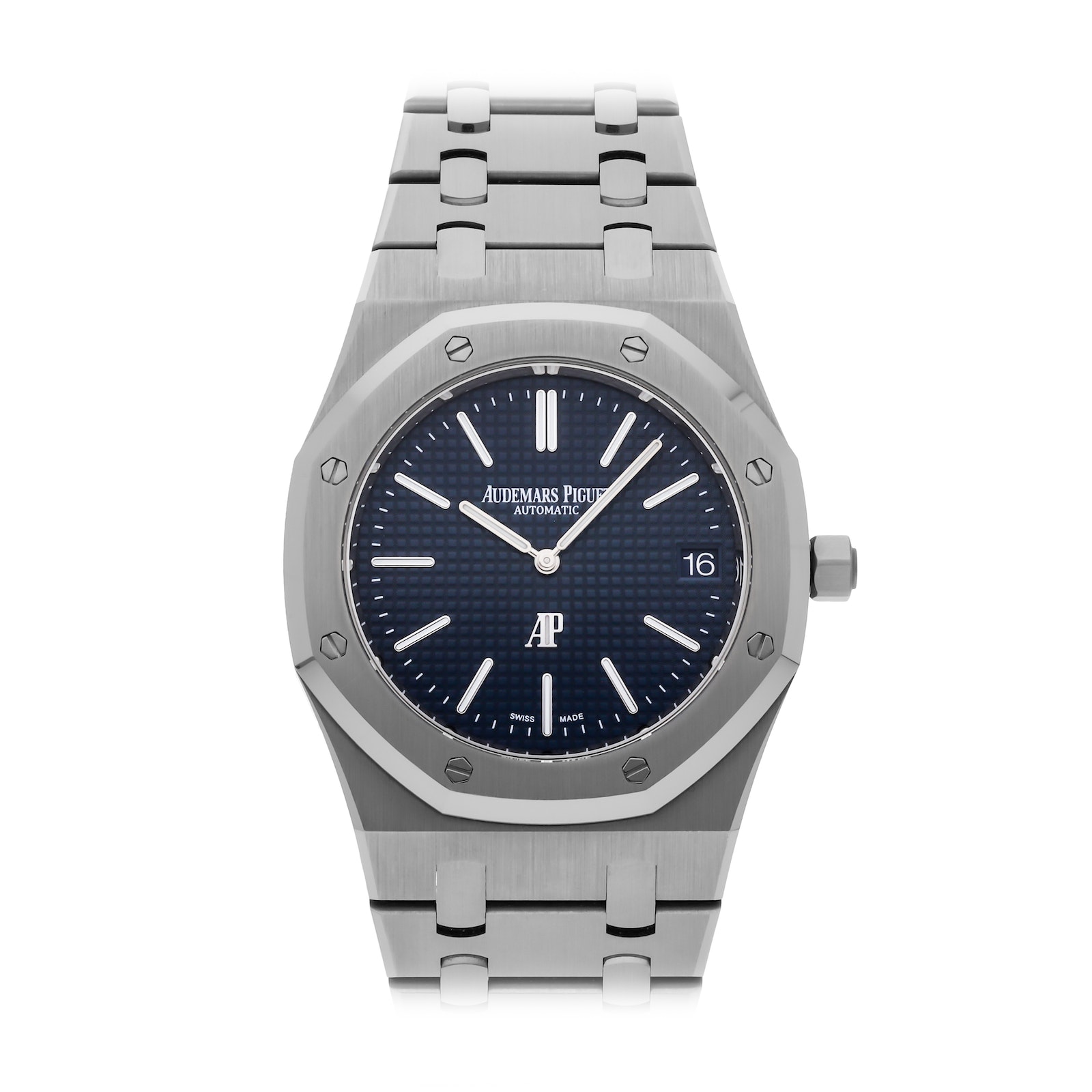 Pre-Owned Audemars Piguet Royal Oak Jumbo Extra-Thin 16202ST, Luxury ...