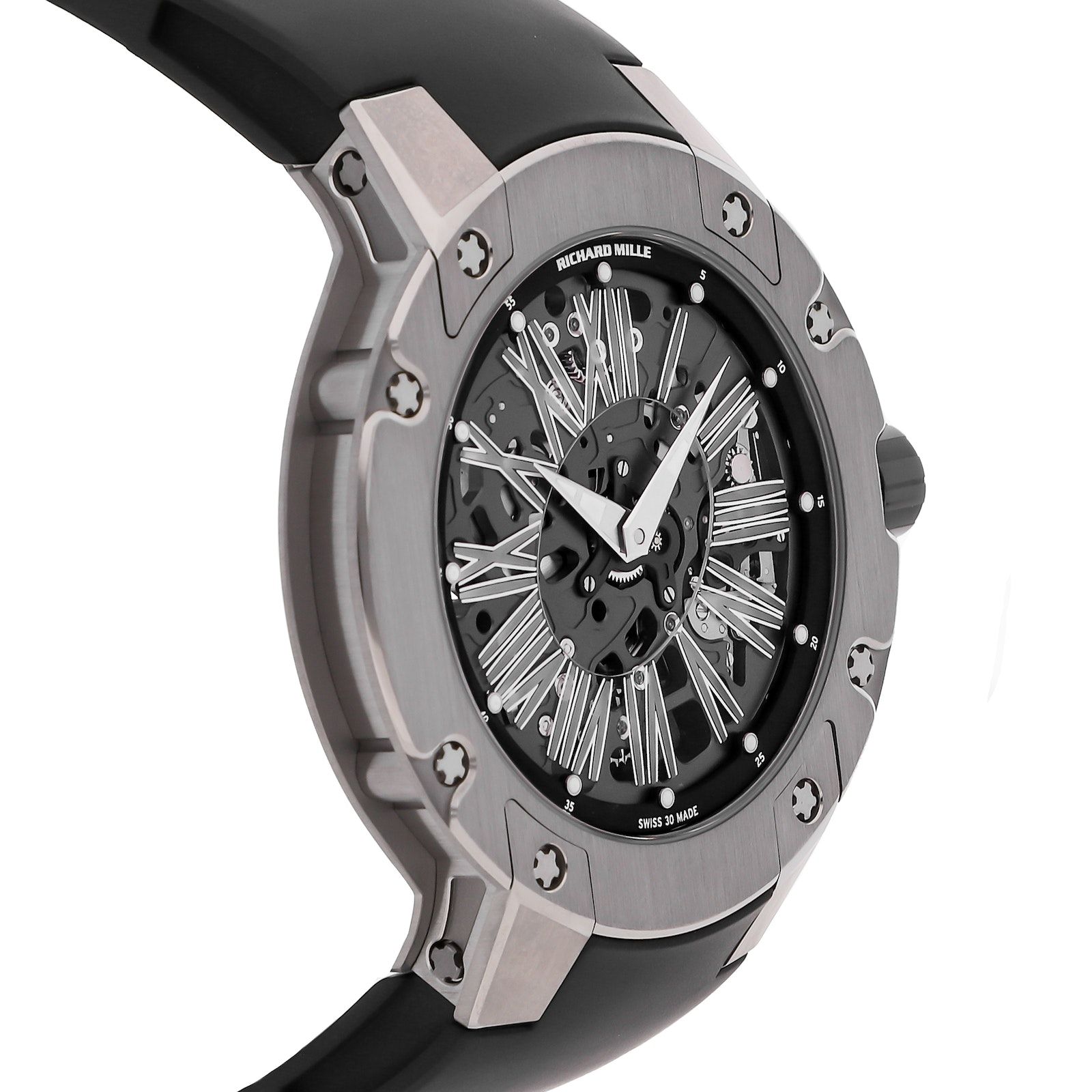 Pre-Owned Richard Mille RM 033 Extra Flat RM033 AL TI, Luxury, Watches ...