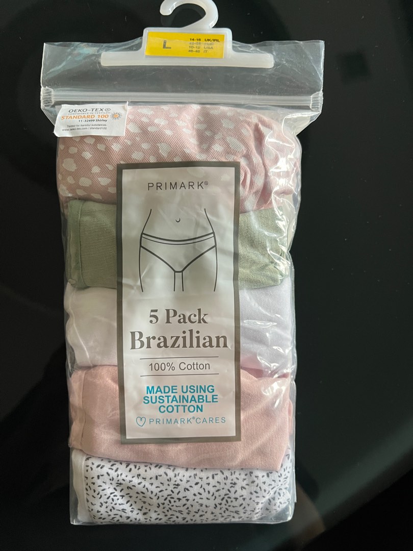 Primark Brazilian Briefs, Women's Fashion, New Undergarments