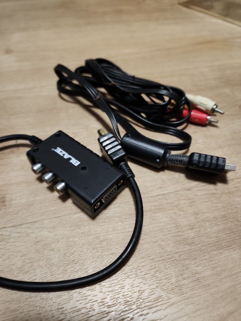 PS2 Blaze Hi-Resolution VGA Adaptor, Video Gaming, Gaming Accessories ...