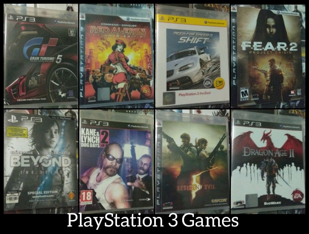 PS3 Games Bundle 3 Titles per lot Video Gaming Video Games