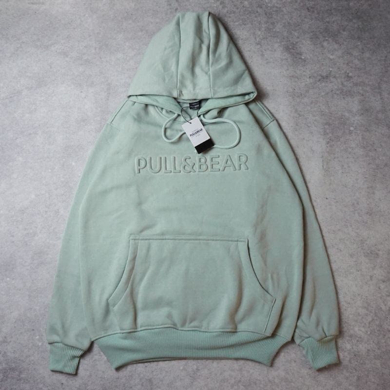 Hoodie pria pull and bear sales