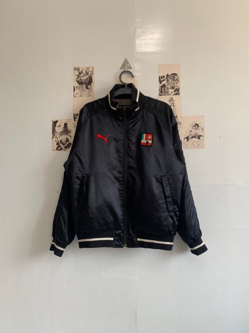 Puma Reversible Satin Bomber Jacket