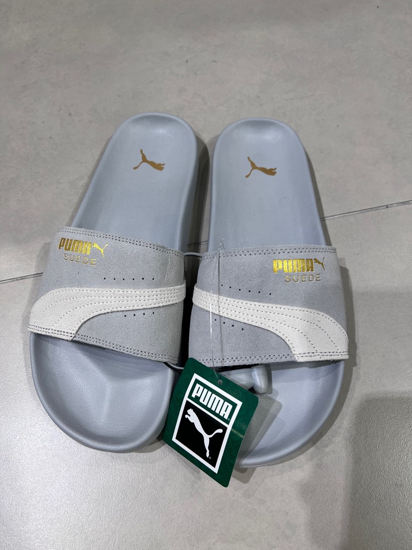 Puma shop slippers suede