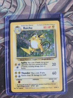 Chinese Pikachu pokemon base set first edition 2000, Hobbies & Toys, Toys &  Games on Carousell