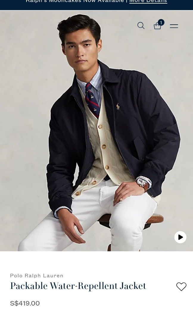 Polo ralph lauren outlet packable bomber jacket