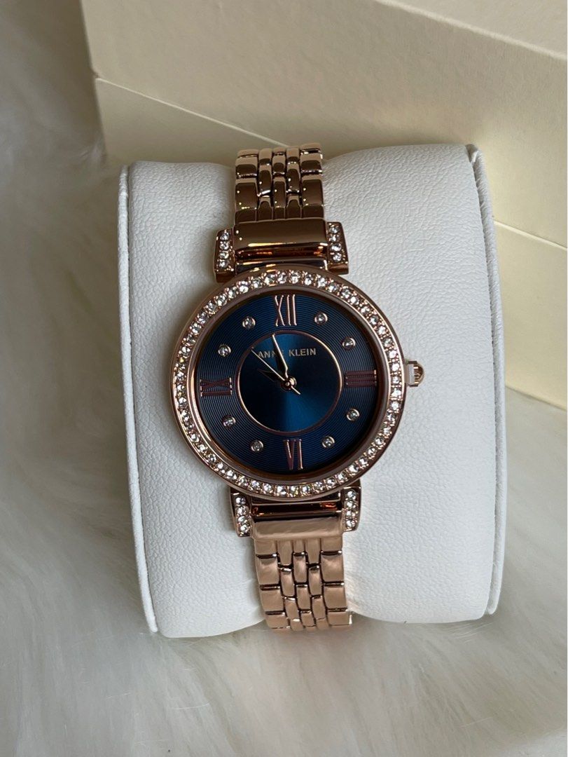 Anne klein women's swarovski crystal accented bracelet watch outlet