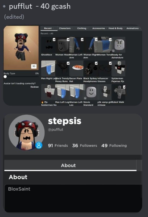 ROBLOX ACCOUNT for salee on Carousell