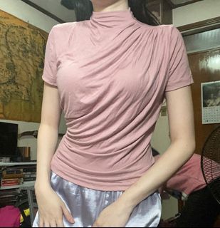 Rose Runched Blouse