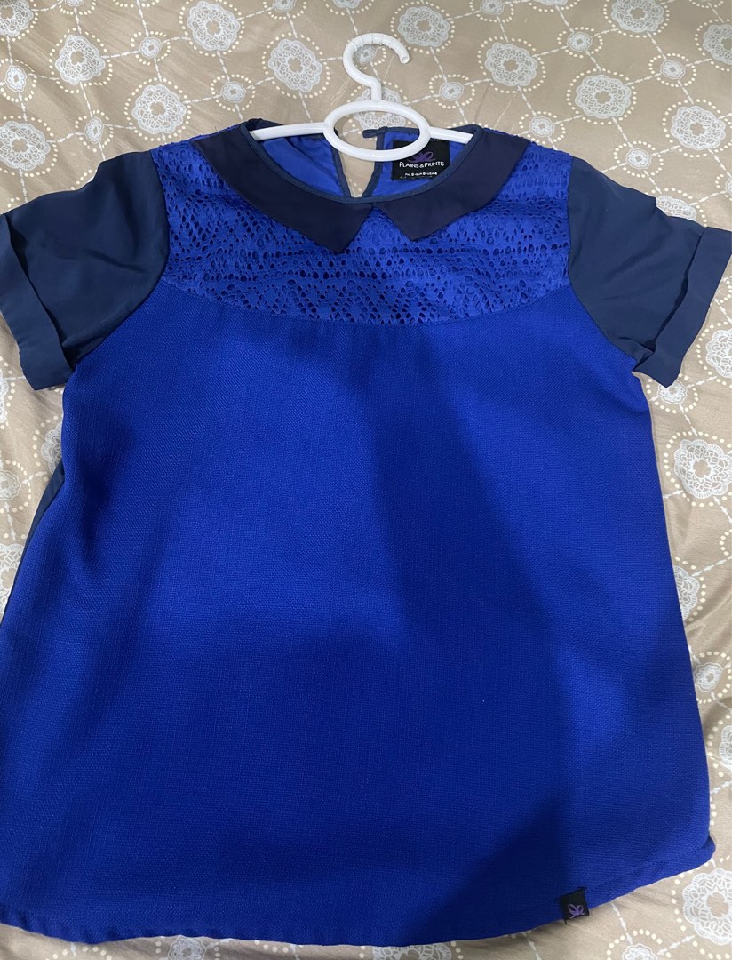 Royal blue top, Women's Fashion, Tops, Blouses on Carousell