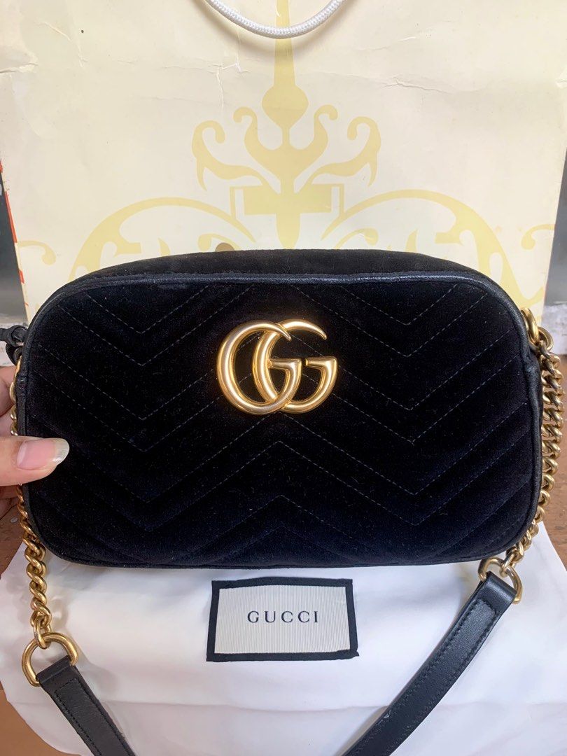Gucci velvet bag 2025 sale