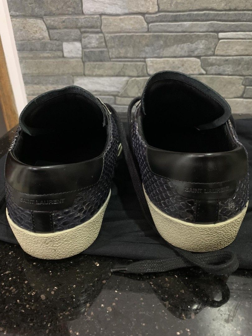 Saint Laurent SL06 Classic Court Sneakers Python Luxury Sneakers