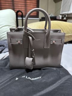 SAINT LAURENT Sac De Jour Large in grey calf, Luxury, Bags & Wallets on  Carousell