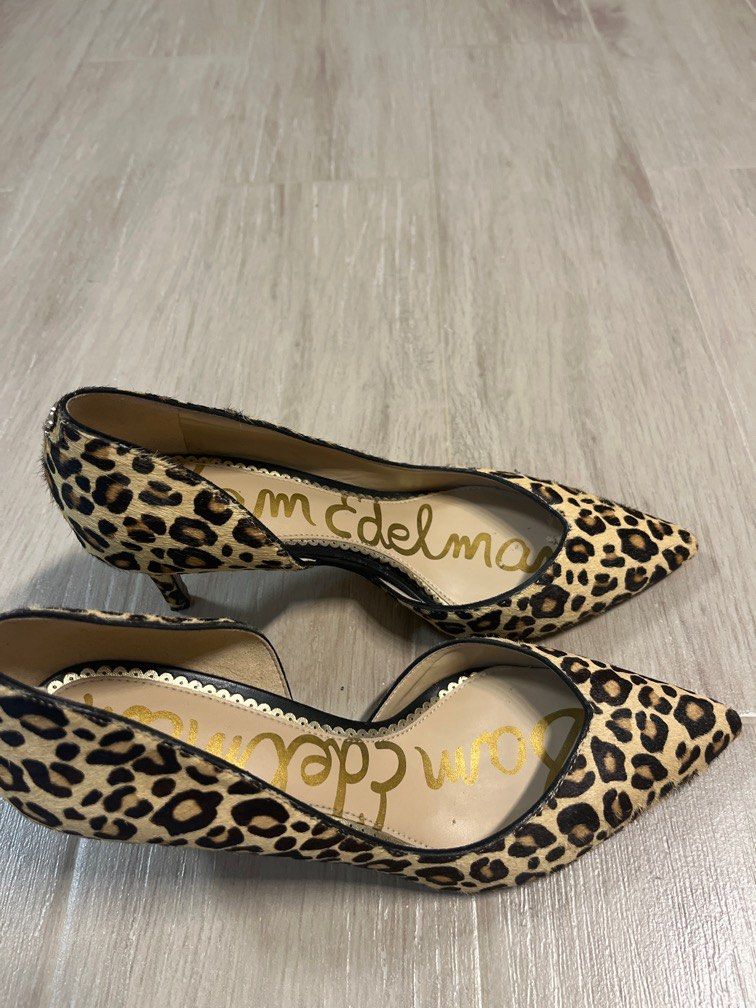 Sam edelman top leopard pumps
