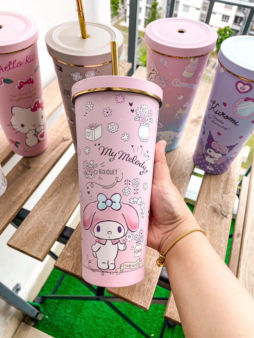 Sanrio Hello Kitty My Melody Thermos Tumbler Cup