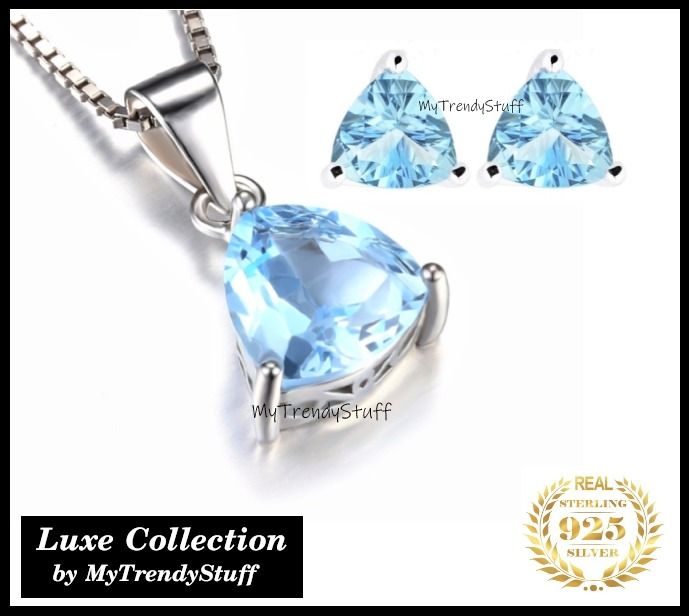 Real hotsell topaz necklace
