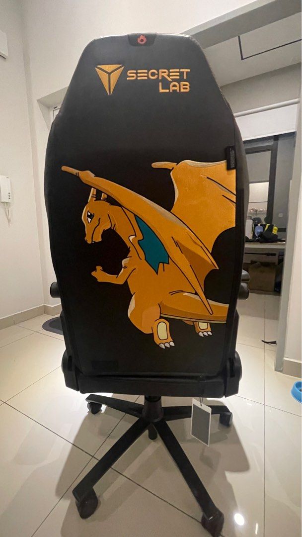 Secretlab Titan Evo (Pokemon Charizard Edition), Furniture & Home