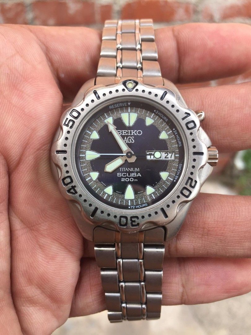 Seiko ags titanium scuba store