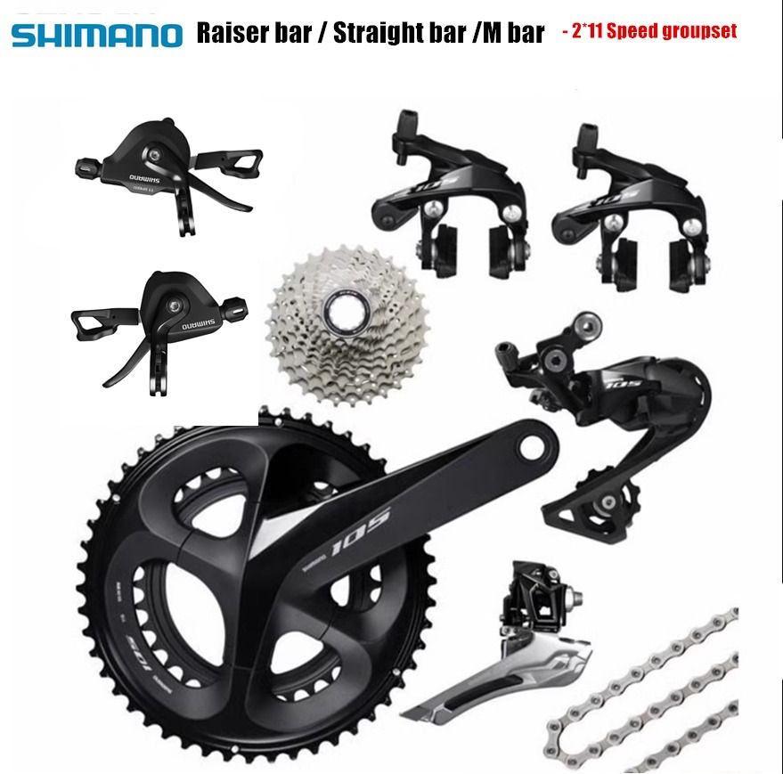 Groupset for top hybrid bike