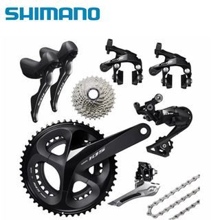SHIMANO 105 R7000 Rim brake groupset - for road bike / Gravel bike / racing bike / Mini velo bike / Folding bike - Part out | Installation available | R7000 shifter | R7000 105 crank | R7000 105 Derailleur | R7000 cassette | 105 brake set.