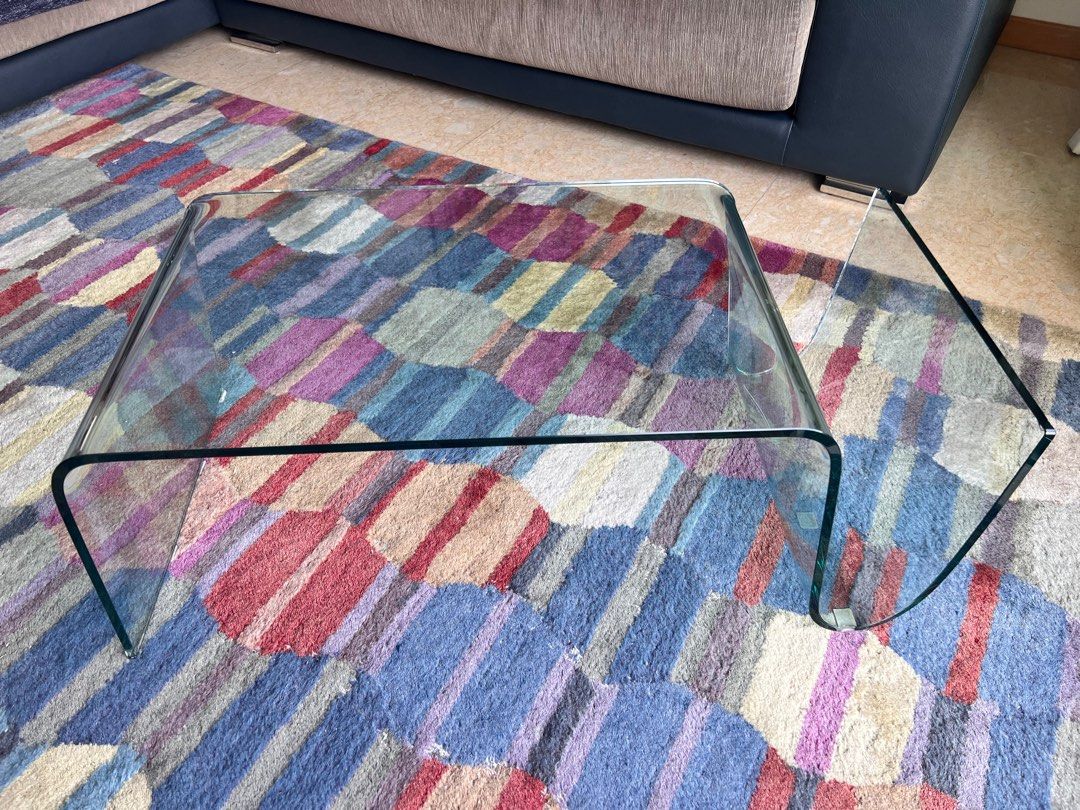 Side Glass Table, Furniture & Home Living, Furniture, Tables & Sets on