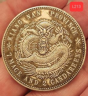 SILVER COIN DRAGON CHINESE JAPAN INCREDIBLE