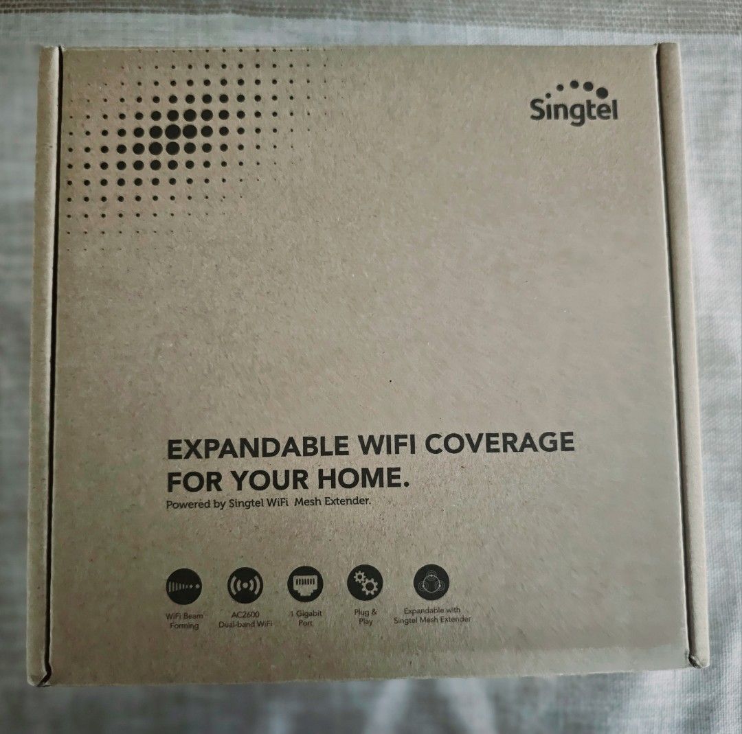 Singtel Mesh Router, Computers & Tech, Parts & Accessories, Networking ...