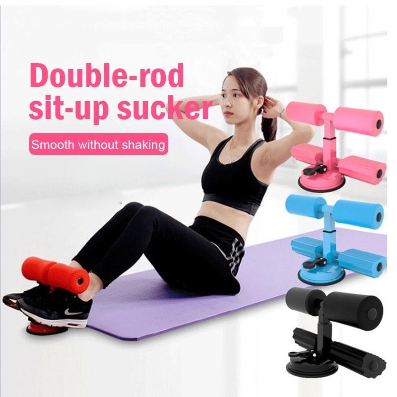 Sit Up Assistant Ankle Support Self T Bar Abdominal Core Workout Fitness Sit Ups Bar