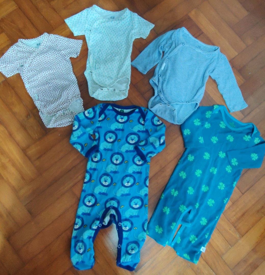 size 4-6 months (68) branded organic cotton baby clothing bundle