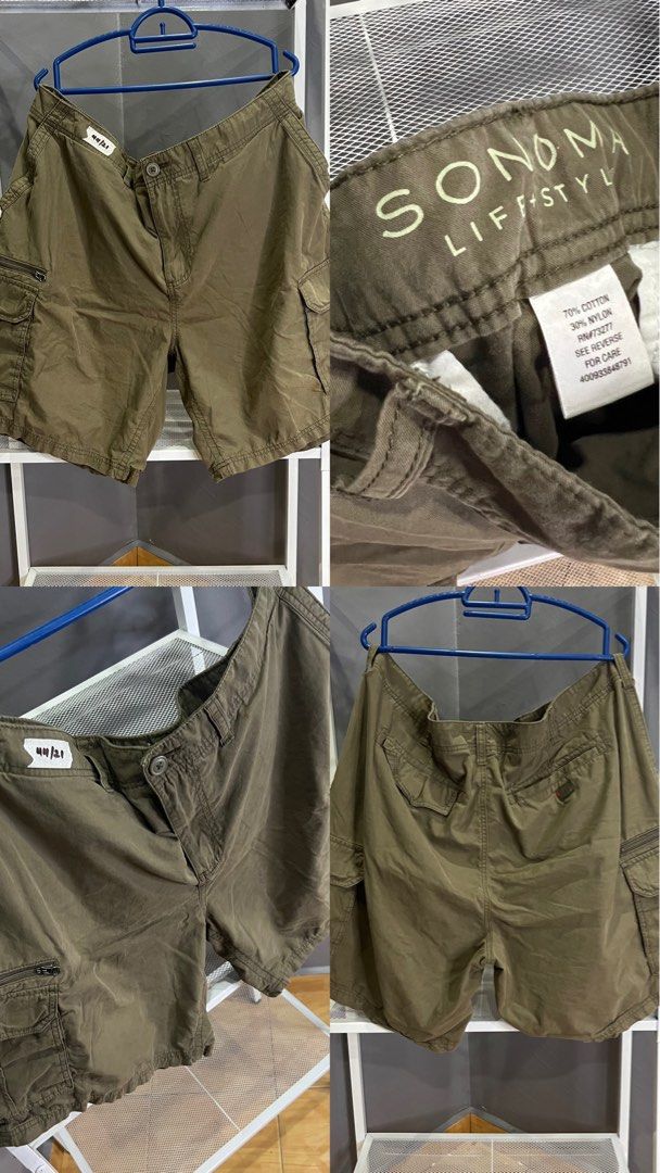 SONOMA CARGO SHORTS Men s Fashion Bottoms Shorts on Carousell