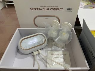 Spectra Dual Compact Double Breastpump with handsfree cup still in excellent condition