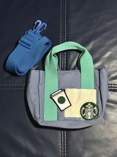 Starbucks Colour-Block Mini Bag (Blue)