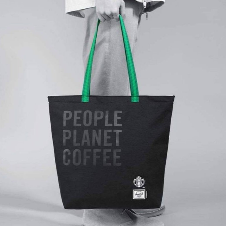 Starbucks Herschel tote bag