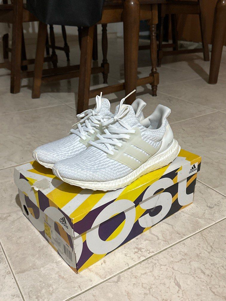 Adidas ultra boost shop 3.0 triple white gold