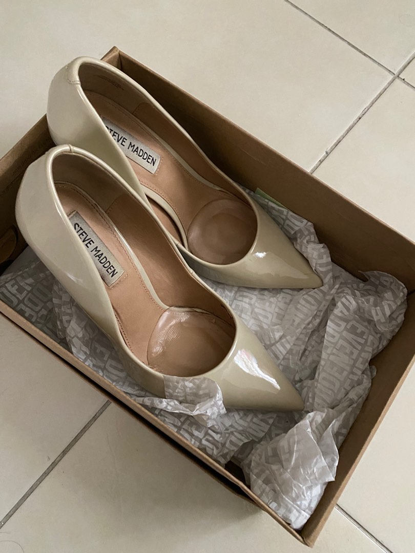 Steve madden cream heels sale