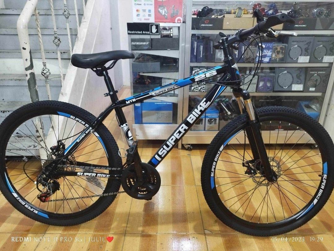 SUPER BIKE 3X7 26ER STEEL MOUNTAIN BIKE, Sports Equipment, Bicycles ...