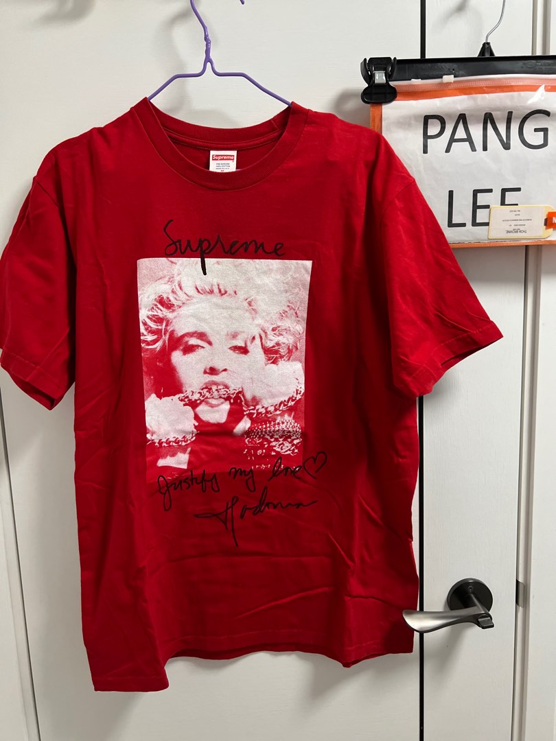 Supreme Madonna tee tshirt, 名牌, 服裝- Carousell