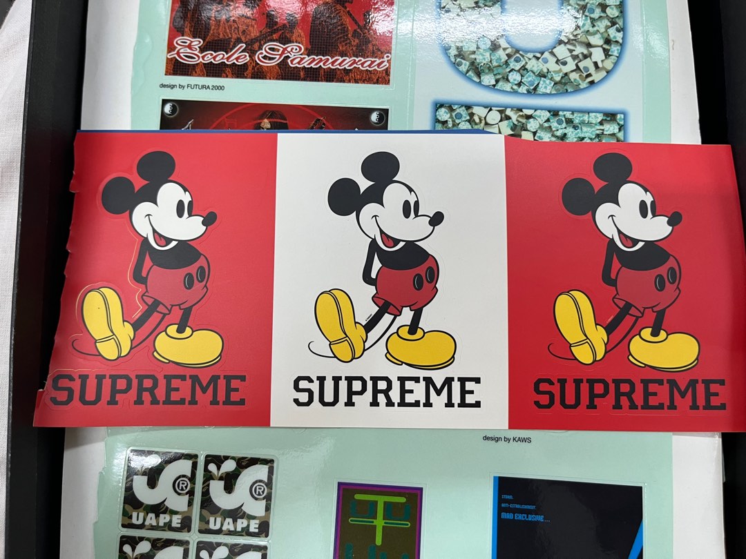 Supreme Mickey Mouse Stickers