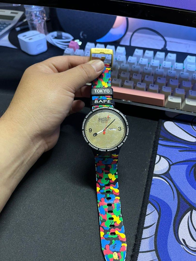SWATCH X BAPE Men s Fashion Watches Accessories Watches on