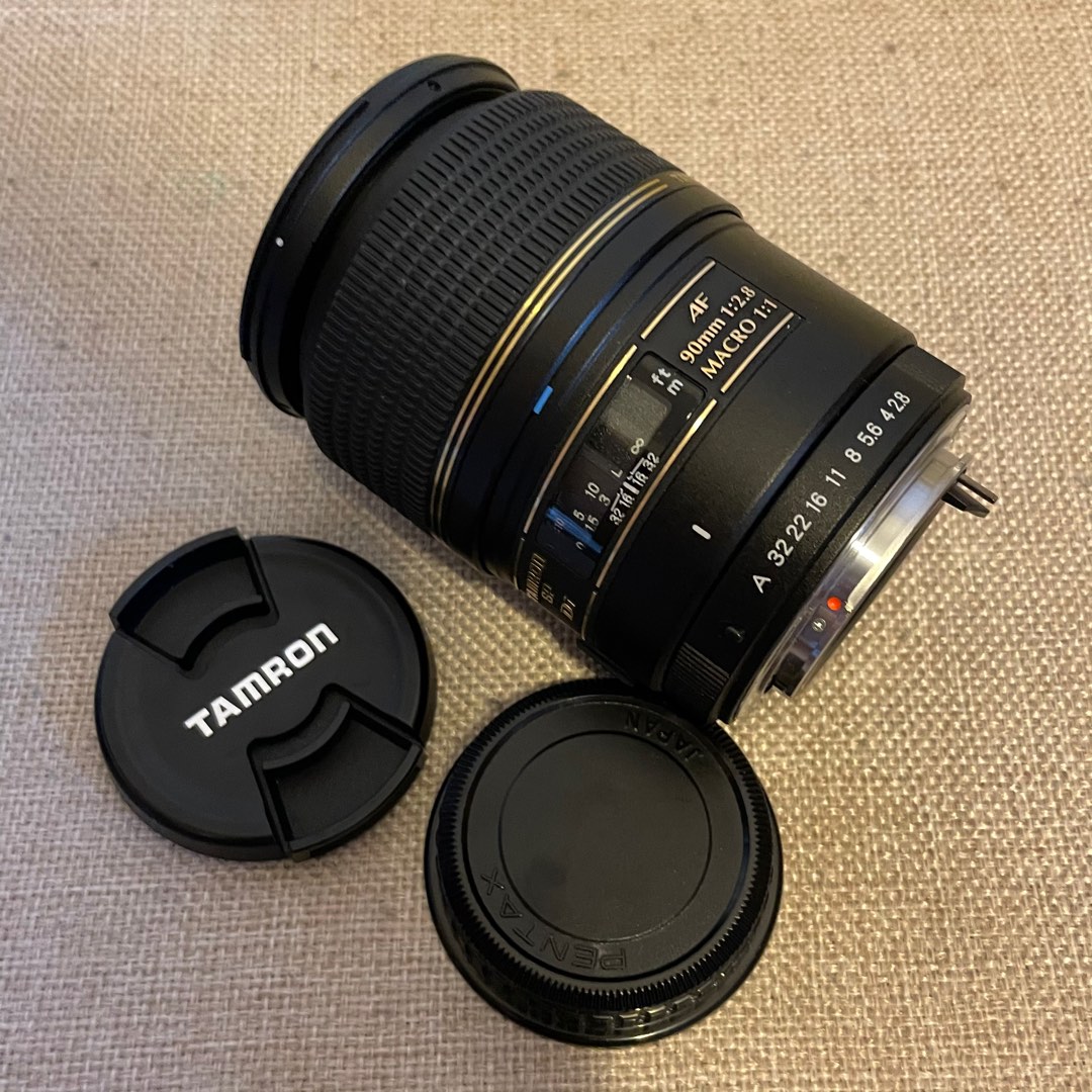 Tamron 90mm F2.8 微距鏡for Pentax, 攝影器材, 鏡頭及裝備- Carousell