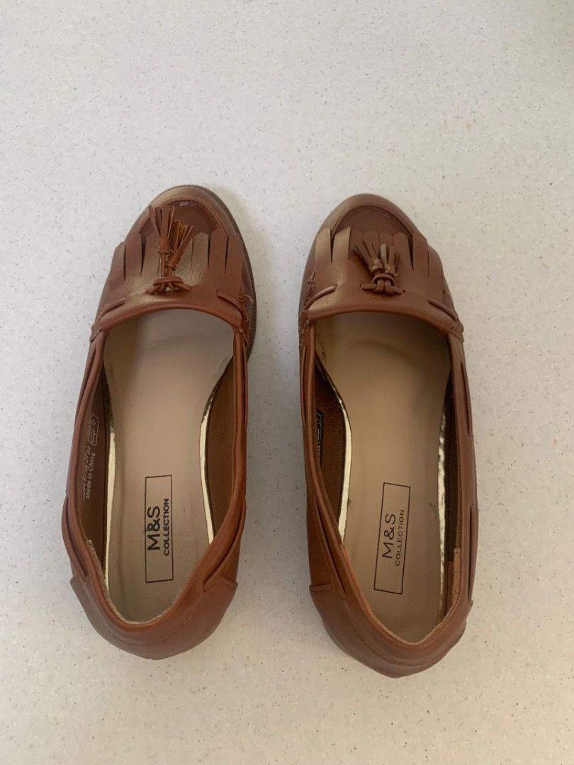 Marks and spencer tan shoes online