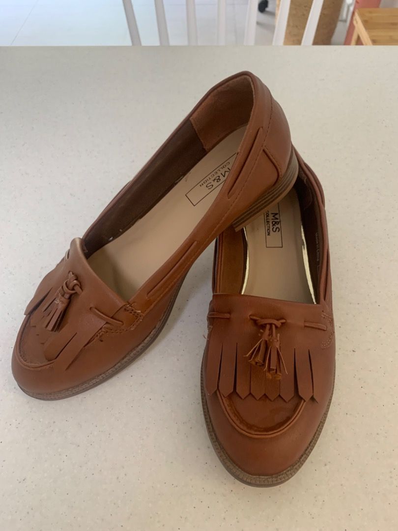 Tan shoes from Marks and Spencer