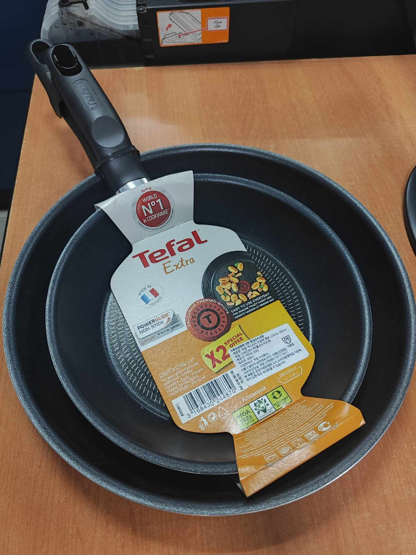 TEFAL NonStick Extra Frying Fan Set (20cm & 26cm) on Carousell