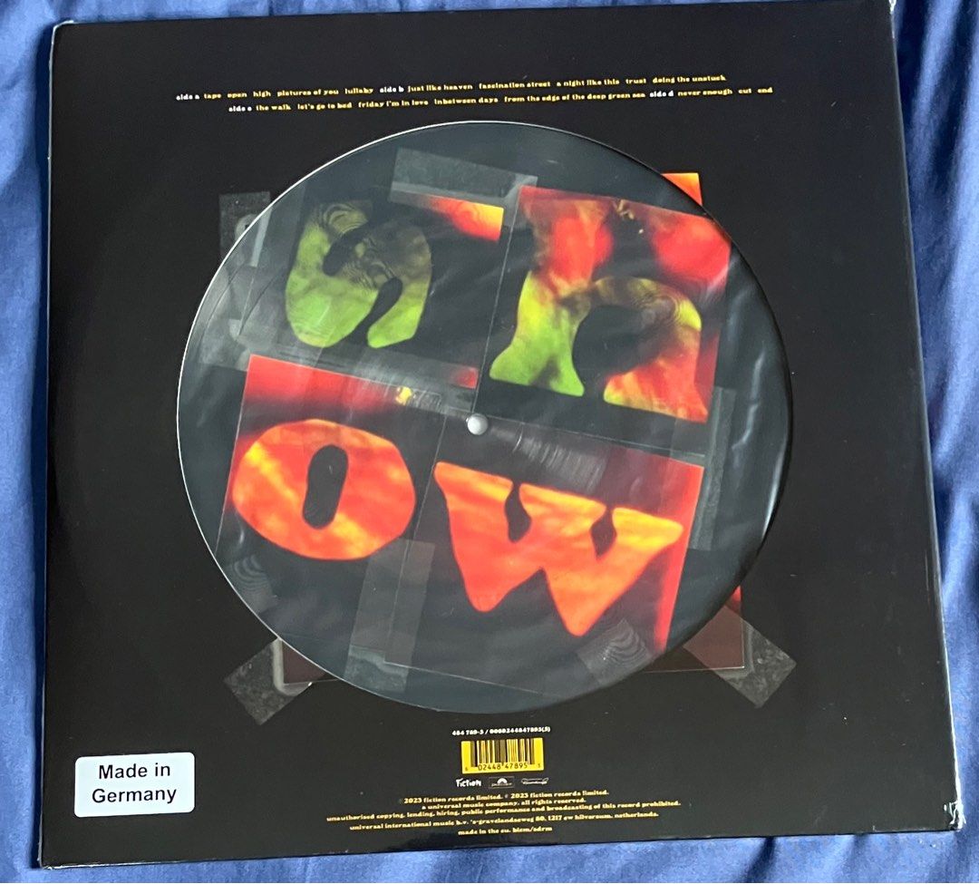 THE CURE Show 2x (Picture Disc) Vinyl LP, Hobbies & Toys, Music