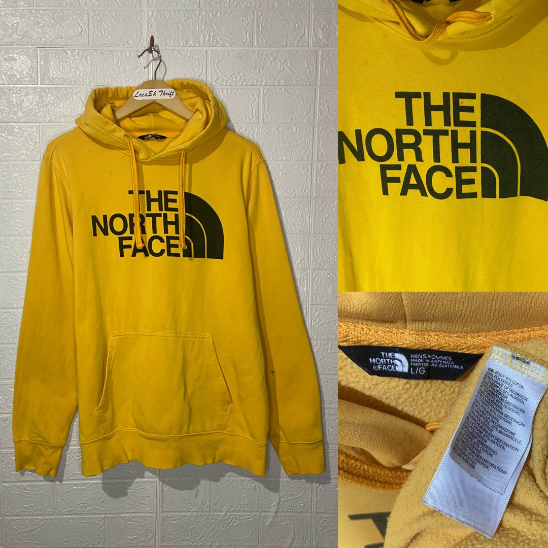 THE NORTH FACE (Yellow/Mustard, Men's Fashion, Tops u0026 Sets, Hoodies on  Carousell
